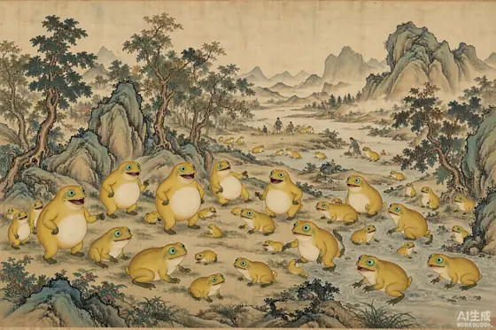 百蛙图