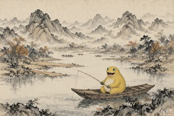 富春山居蛙