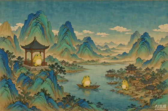 千里江山蛙
