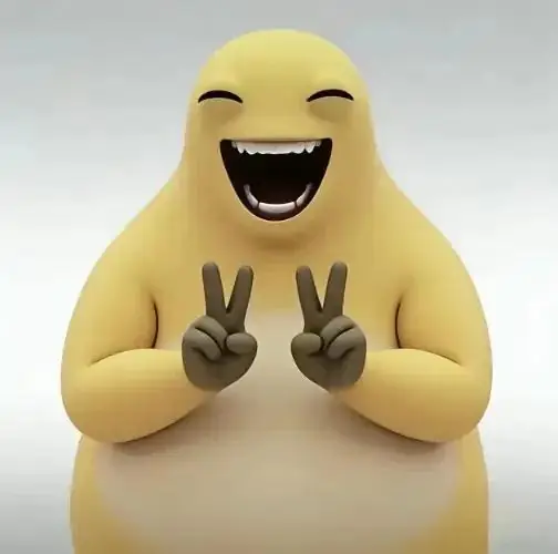 奶蛙-双V大笑